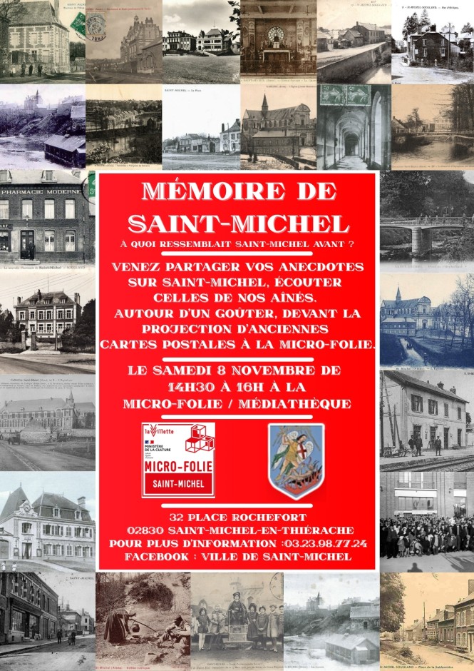 Affiche Animation Mémoire de Saint-Michel