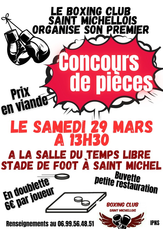 Affiche concours de pièces 2025