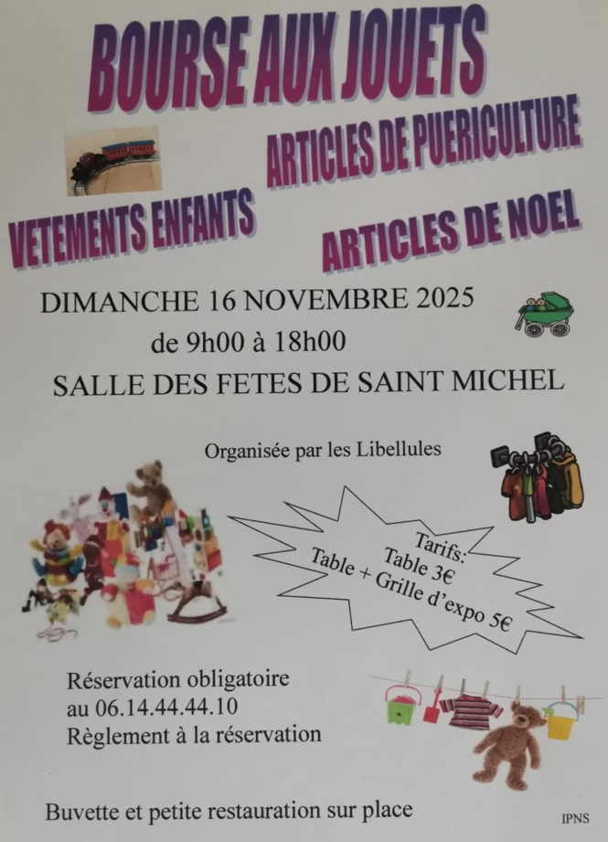 Bourse aux jouets Libellules 2025 - Copie