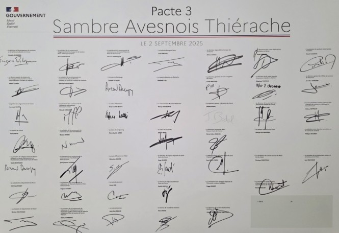 Pacte SAT 3 Les signatures
