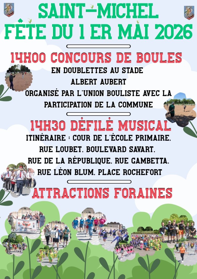 Saint-Michel Fête du 1 er Mai 2026
