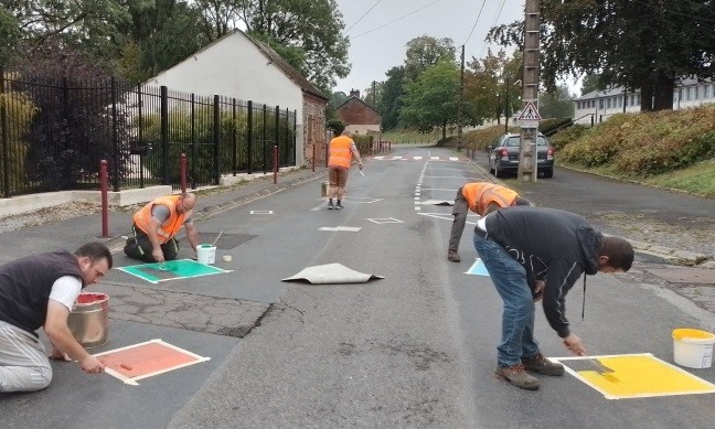 Travaux de peinture